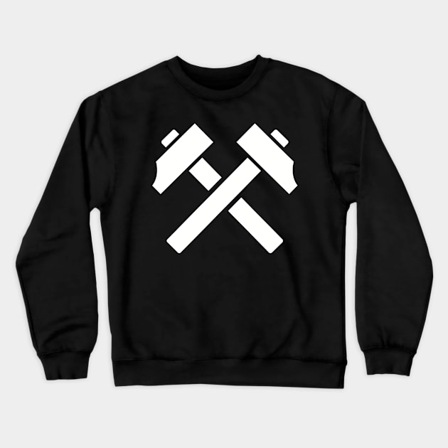 Crossed hammer Crewneck Sweatshirt by Designzz